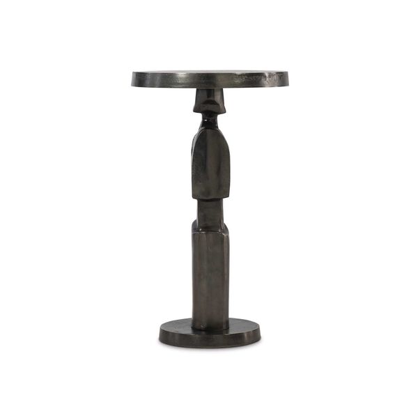 Vevo Rustic Black Chairside Table, image 3