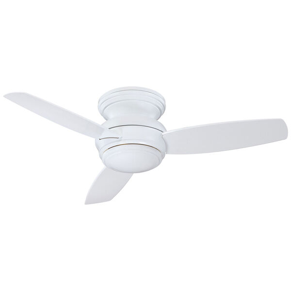 Traditional Concept White 44-Inch Outdoor LED Ceiling Fan, image 1