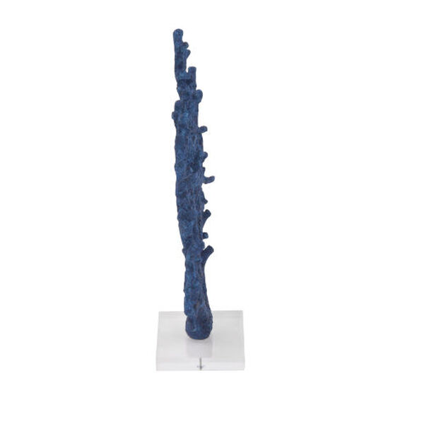 Blue Polystone Nature Sculpture, image 5