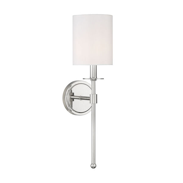 Lyndale Polished Nickel One-Light Wall Sconce, image 1
