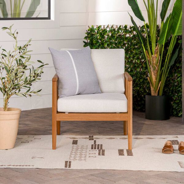 Circa Natural Outdoor Spindle Lounge Chair, image 2