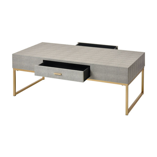 Les Revoires Grey with Gold Coffee Table, image 2