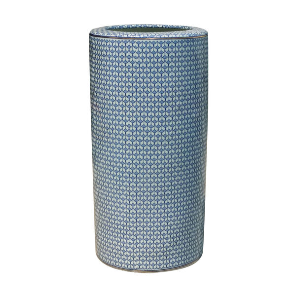 Blue and White Porcelain Umbrella Stand, image 1