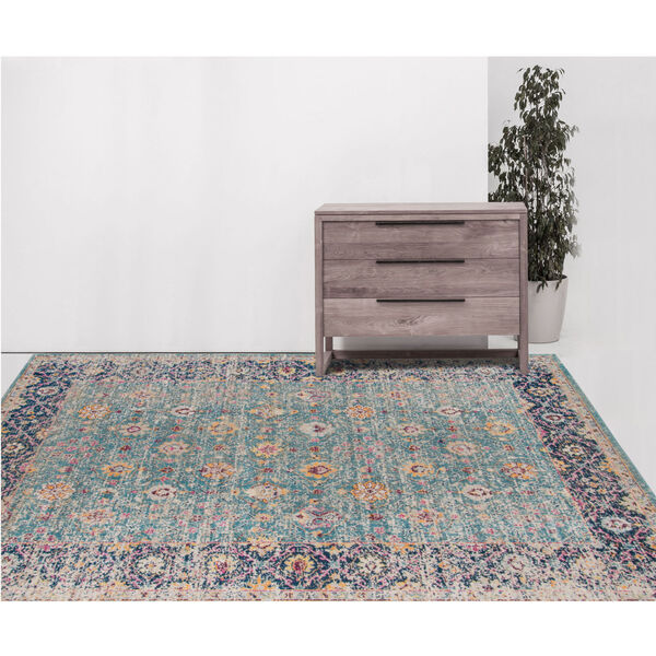 Eternal Turquoise Rectangle 2 Ft. 2 In. x 3 Ft. Rug, image 2