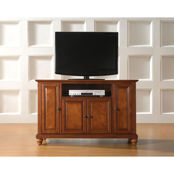 Cambridge 48-Inch TV Stand in Classic Cherry Finish, image 5