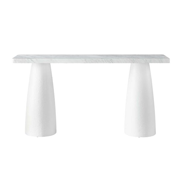 Tranquility Harmony White Console Table, image 1
