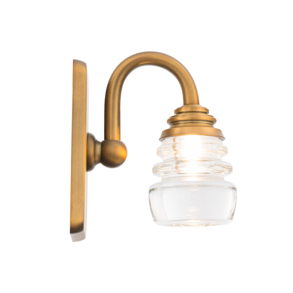 Rondelle Aged Brass 5-Inch LED Bath Vanity, image 3
