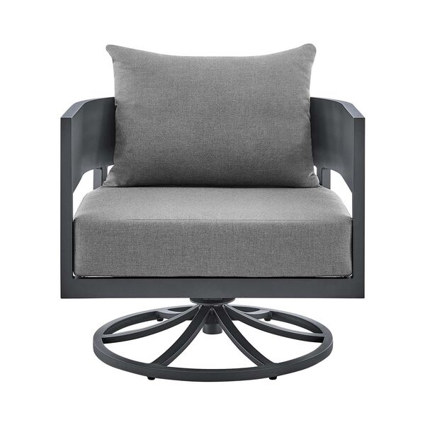 Argiope Dark Grey Outdoor Swivel Chair, image 2