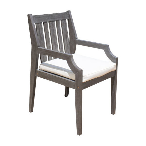 Poolside Standard Outdoor Dining Arm Chair, Set of Two, image 1
