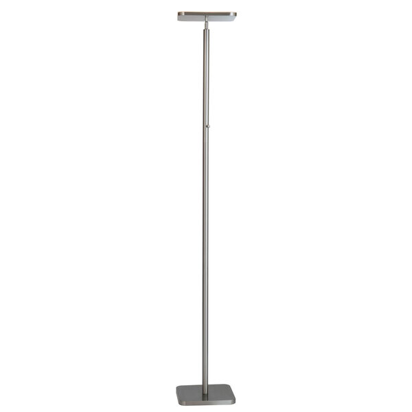 Hector Brushed Nickel 72-Inch LED Torchiere Floor Lamp, image 1