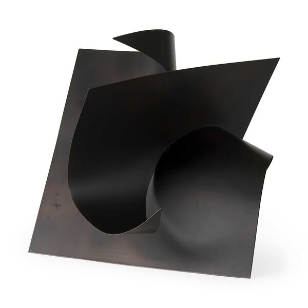 Francesca Black Metal Sculptural Decorative Object, image 1
