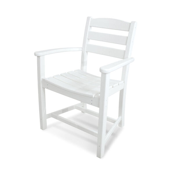 La Casa Café White Dining Arm Chair, image 1