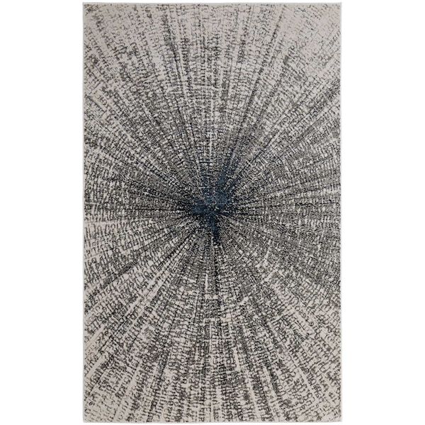 Micah Ivory Gray Blue Area Rug, image 1