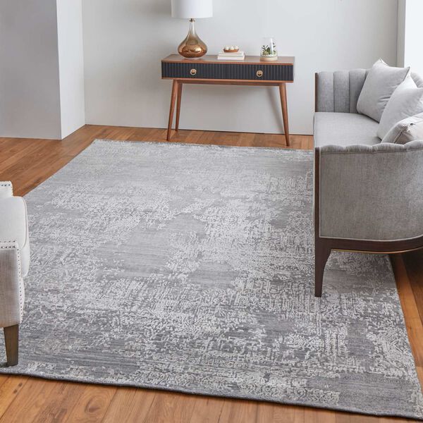 Eastfield Abstract Gray Rectangular 3 Ft. x 5 Ft. Area Rug, image 3