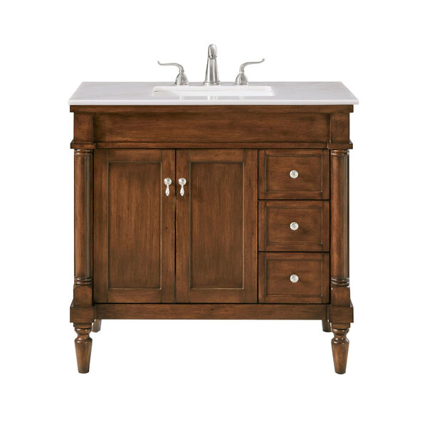 Lexington Walnut 36-Inch Vanity Sink Set, image 2