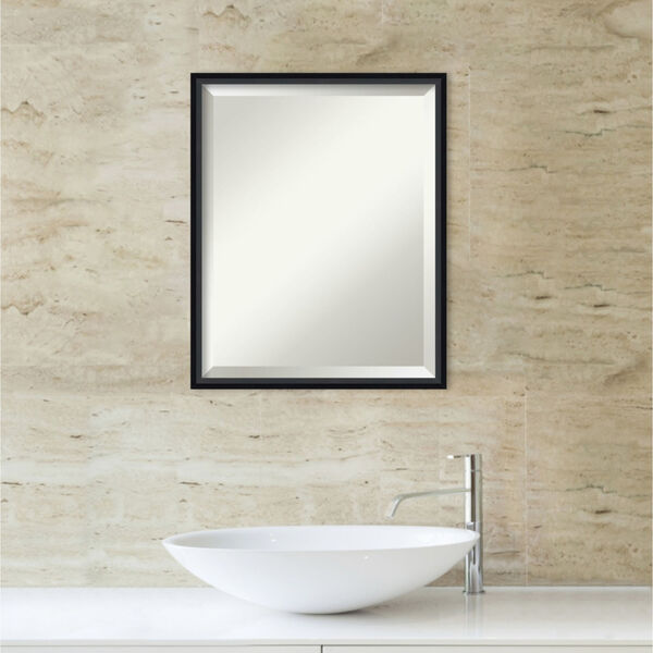 Lucie Black Bathroom Vanity Wall Mirror, image 5