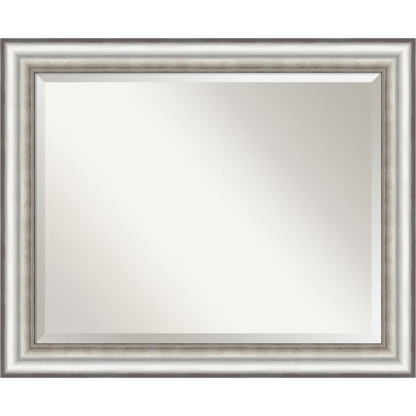 Salon Silver 33W X 27H-Inch Bathroom Vanity Wall Mirror, image 1