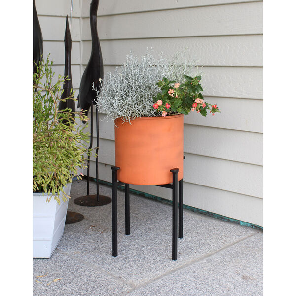 Eileen Burnt Sienna Planter with Bowl, image 6