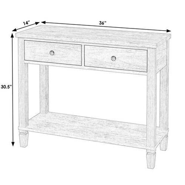 Flagstaff Desert Sand Two Drawer Console Table, image 3