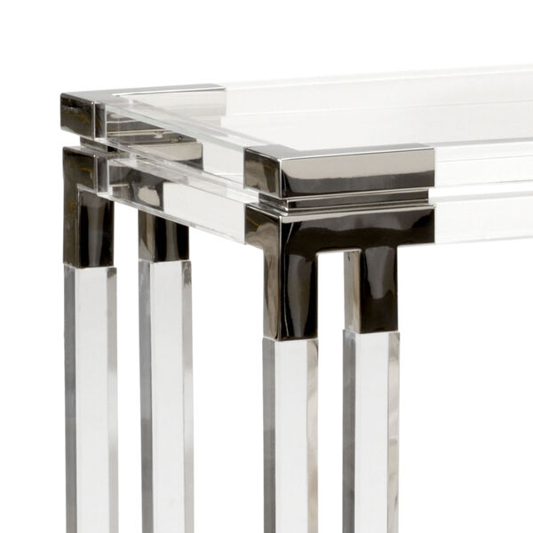 Silver 52-Inch Bowen Console Table, image 2