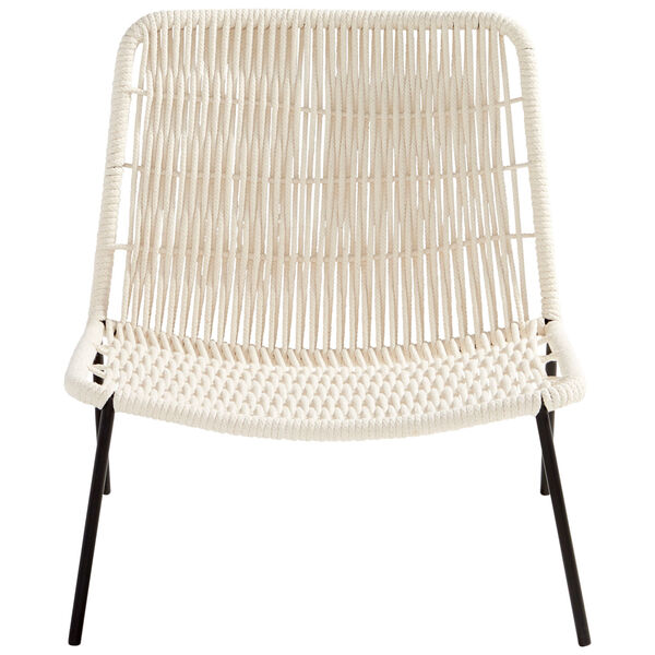 White Althea Accent Chair, image 1