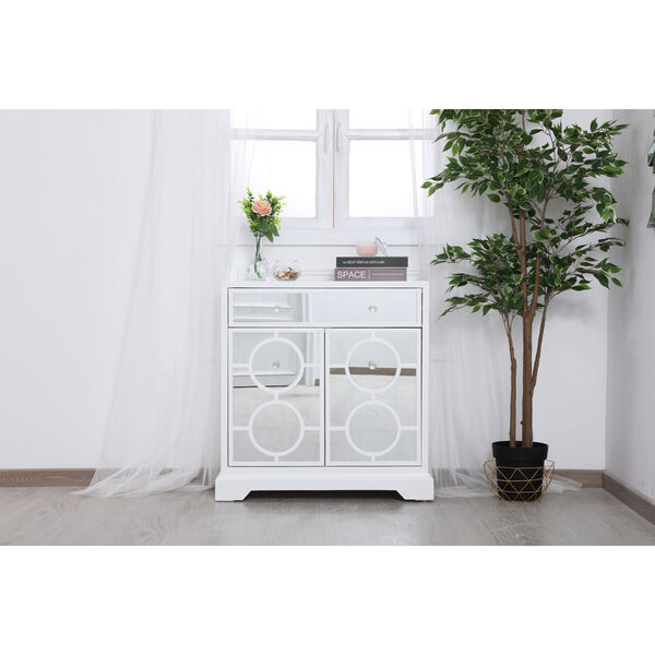 Modern White 32-Inch Cabinet, image 2