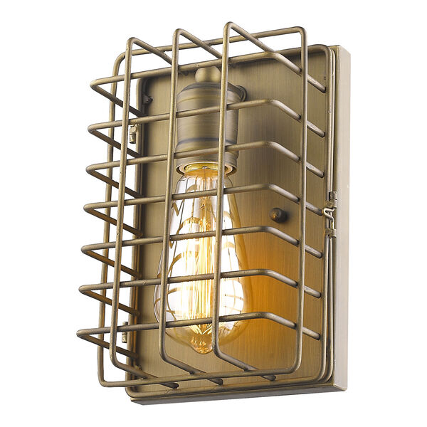 Lynden Raw Brass 6-Inch One-Light Wall Sconce, image 2