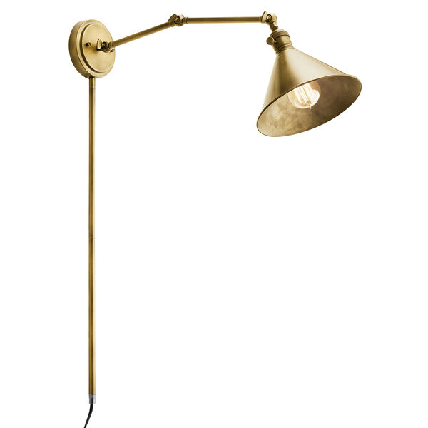 Ellerbeck Natural Brass One-Light Wall Sconce, image 2