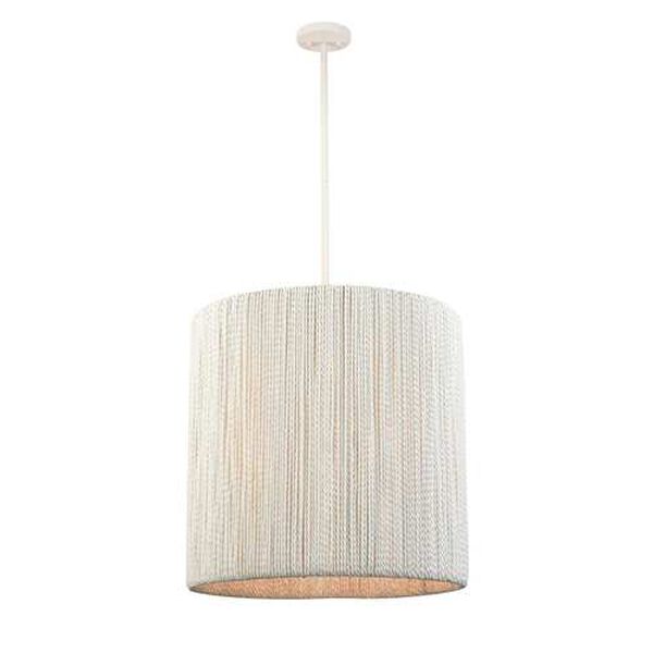 Sophie White Coral 23-Inch Three-Light Pendant, image 1