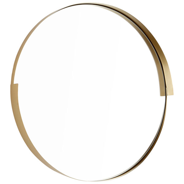 Gold 24-Inch Gilded Band Mirror, image 1