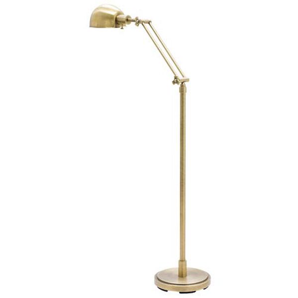 Addison Antique Brass One-Light Floor Lamp, image 1