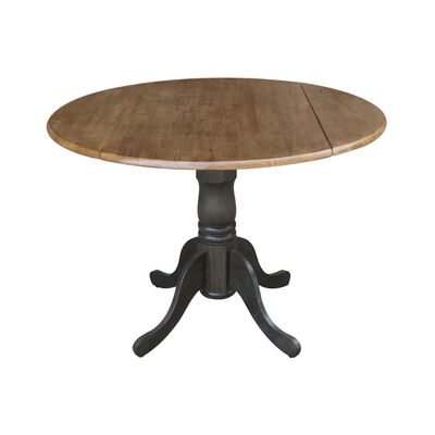 Transitional Dining Tables Bellacor, 42 Inch Square Dining Table With Leaf