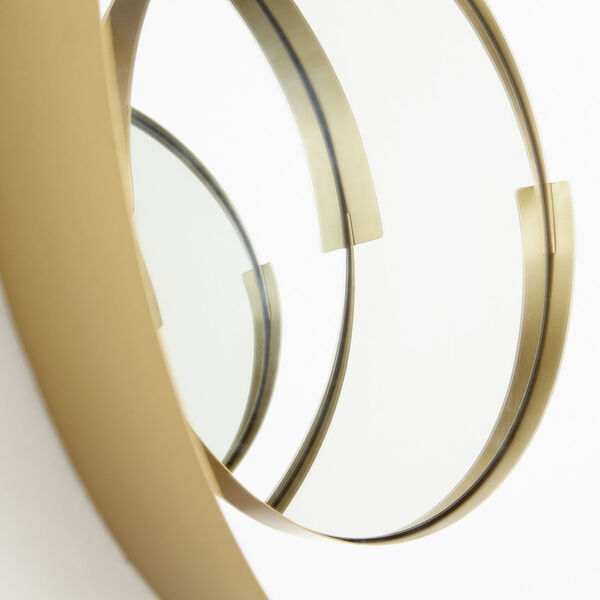 Gold 17-Inch Gilded Band Mirror, image 3