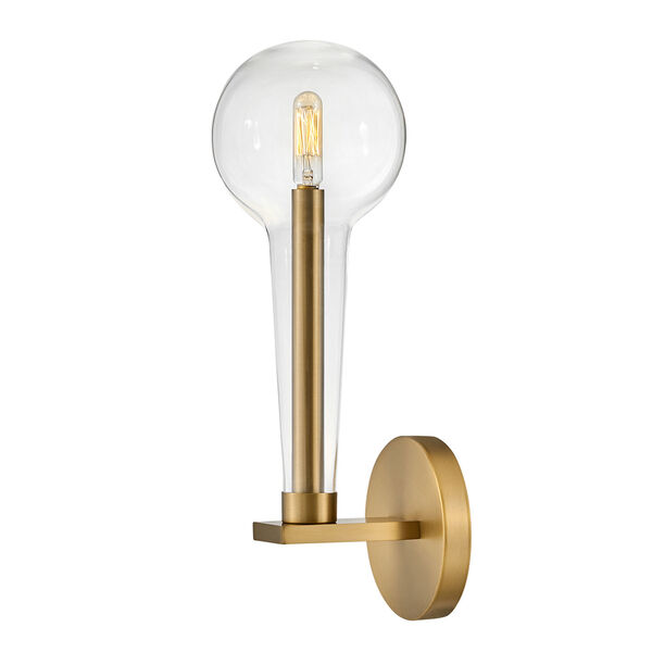 Alchemy Lacquered Brass One-Light Wall Sconce, image 1