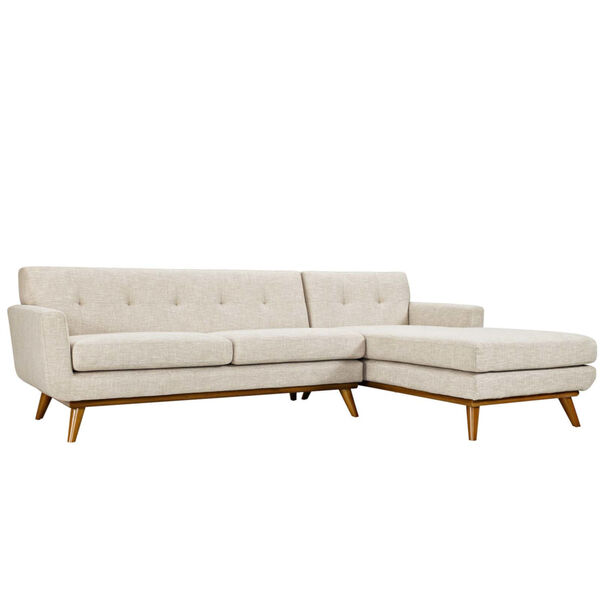 Nicollet Beige Right-Facing Sectional - (Open Box), image 1