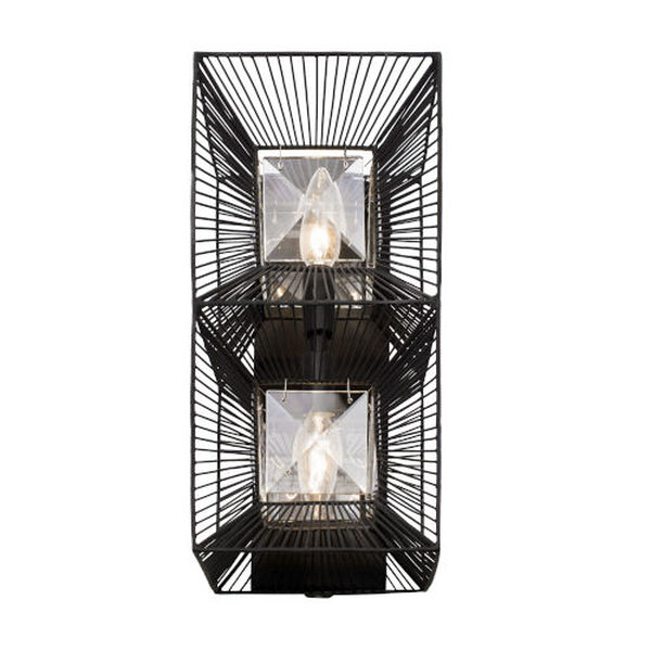 Arcade Carbon Two-Light Wall Sconce, image 3
