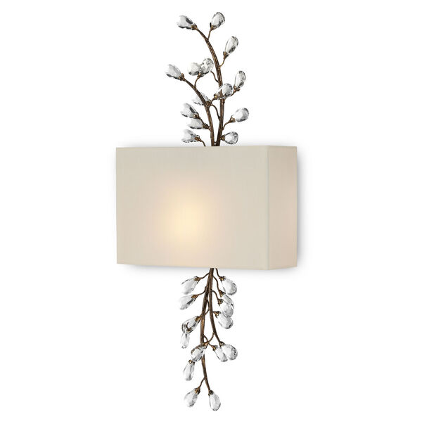 Cupertino One-Light Crystal Bud Tall Wall Sconce, image 3