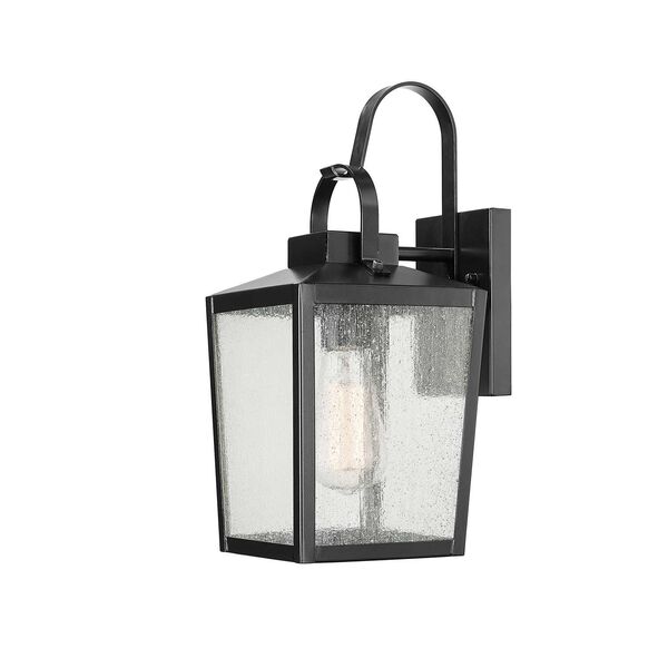 Devens Powder Coated Black One-Light Outdoor Wall Sconce, image 2