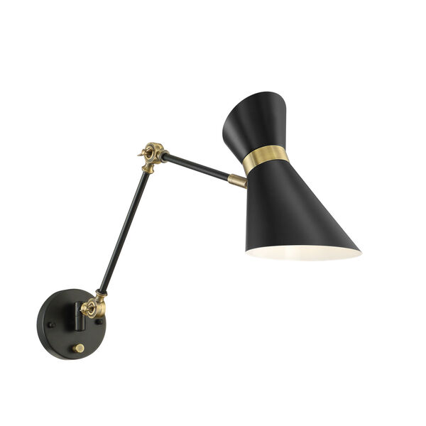 Jared Black One-Light Wall Sconce, image 1