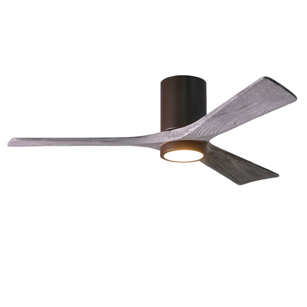 Irene Textured Bronze 52-Inch Ceiling Fan with Three Barnwood Tone Blades, image 3
