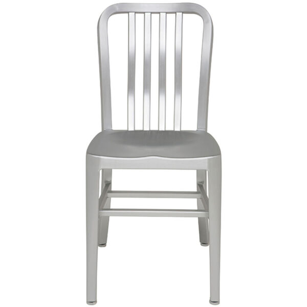 Soho Anodized Silver Dining Chair, image 2