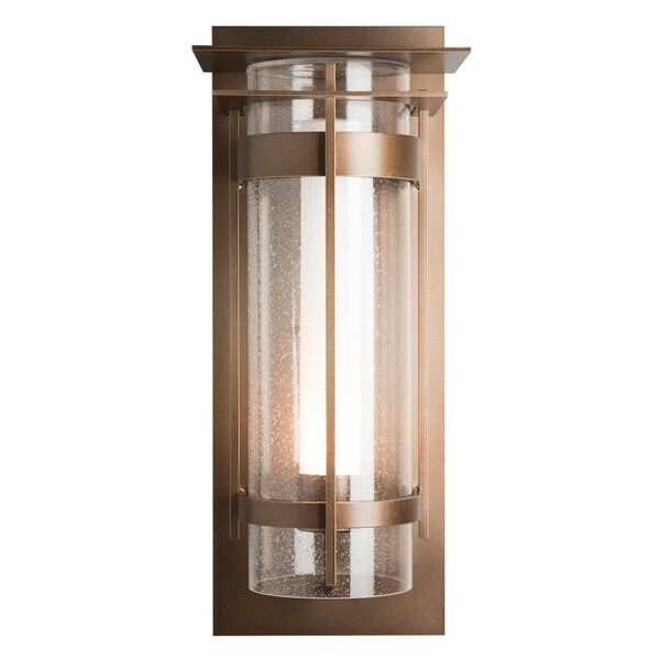 Banded Bronze One-Light Outdoor Sconce, image 1