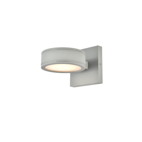 Raine Silver 230 Lumens Eight-Light LED Outdoor Wall Sconce, image 2