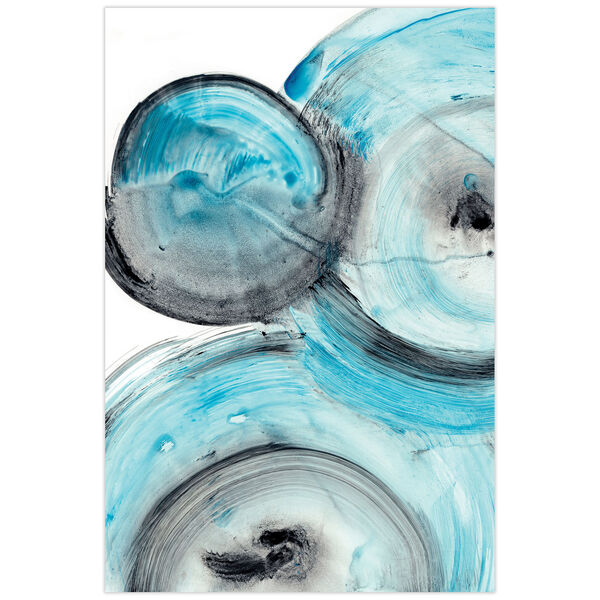 Ripple Effect IV Frameless Free Floating Tempered Glass Graphic Wall Art, image 2