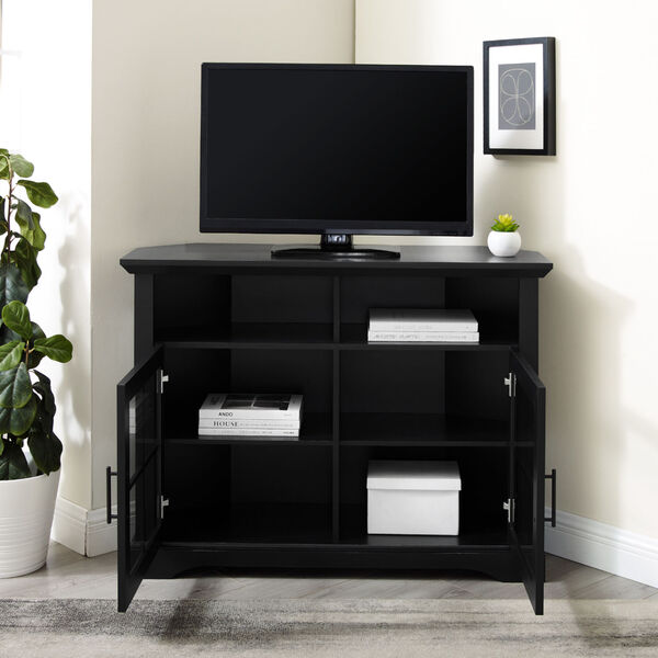 Columbus Solid Black TV Stand, image 4
