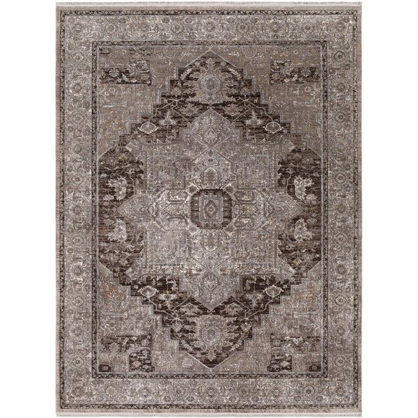 Eclipse Charcoal Gray Rectangular: 5 Ft. 3 In. x 7 Ft. 3 In. Area Rug, image 1