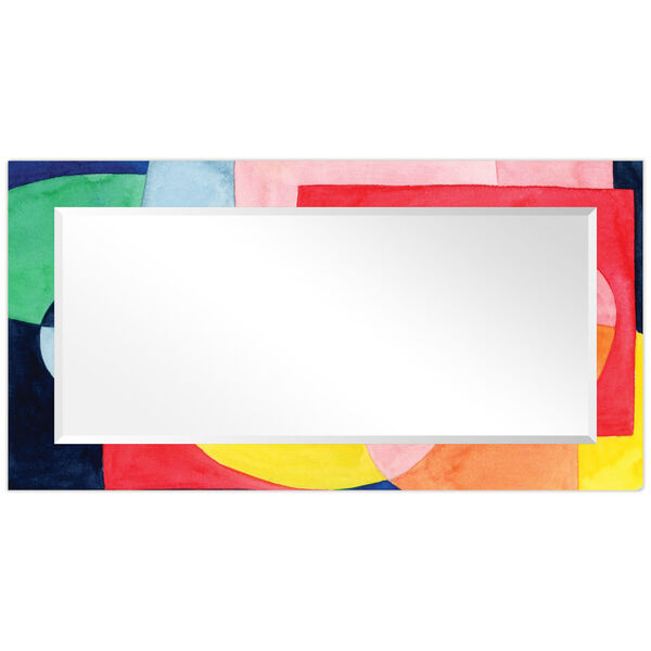 Launder Multicolor 54 x 28-Inch Rectangular Beveled Wall Mirror, image 3