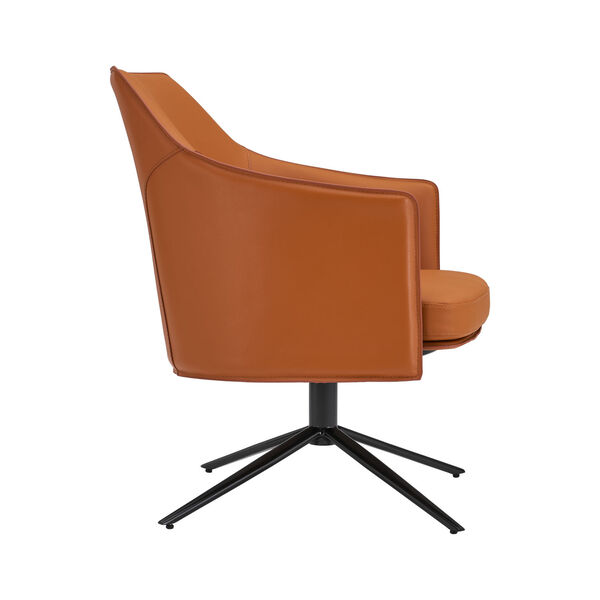 Signa Cognac  26-Inch Lounge Chair, image 3