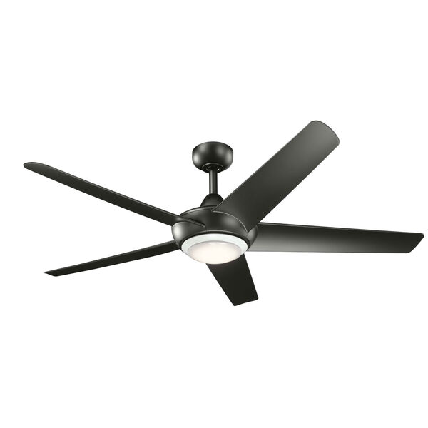 Kapono Satin Black 52-Inch LED Ceiling Fan, image 4