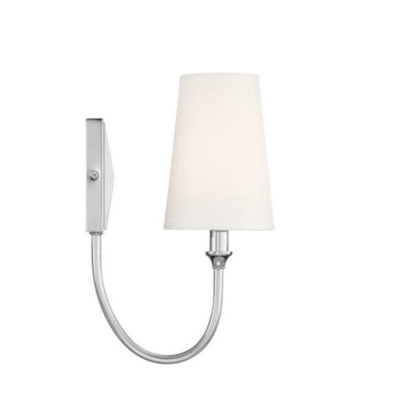Anna Polished Nickel One-Light Wall Sconce, image 4
